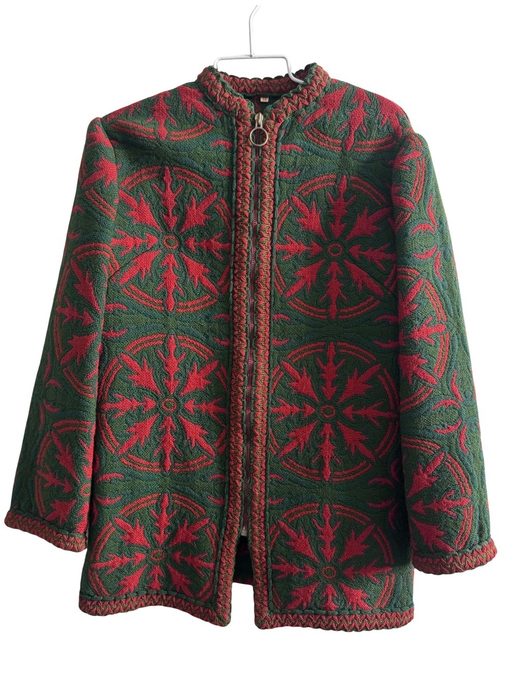 Vintage 1960’s Tapestry Coat Full Zip Size Large